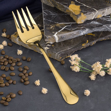 Set of 3 - Guests Serving Set Golden - 5 Years Warranty QM Branded